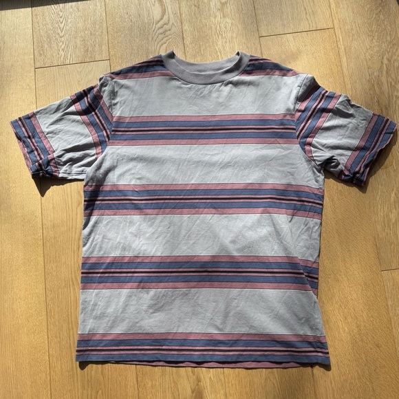 UNIQLO U Men's Striped purple t-shirt - L - Picture 3 of 10